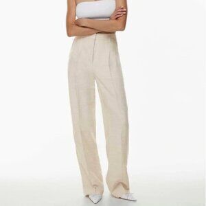 Wilfred x Artizia Effortless Linen Pants in Ecru 32" Size 0 / 25"